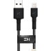 Кабель ZMI AL805 USB Type-A - Lightning (1 м, черный). Фото №1