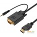 Кабель Cablexpert A-HDMI-VGA-03-6. Фото №1