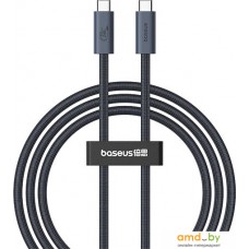 Кабель Baseus Flash Series 2 USB4 Full Featured Data Cable 240W USB Type-C - USB Type-C (1 м, черный)