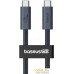 Кабель Baseus Flash Series 2 USB4 Full Featured Data Cable 240W USB Type-C - USB Type-C (1 м, черный). Фото №11