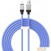 Кабель Baseus CoolPlay Series Fast Charging Data Cable 2.4A USB Type-A - Lightning (2 м, синий). Фото №1