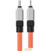 Кабель Baseus CoolPlay Series USB Type-C - Lightning (2 м, оранжевый). Фото №4