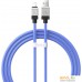 Кабель Baseus CoolPlay Series Fast Charging Data Cable 2.4A USB Type-A - Lightning (1 м, синий). Фото №1