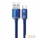 Кабель Baseus Crystal Shine USB Type-A - USB Type-C (2 м, синий). Фото №3