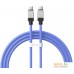 Кабель Baseus CoolPlay Series Fast Charging Data Cable 100W USB Type-C - USB Type-C (1 м, синий). Фото №1