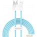 Кабель Baseus Dynamic Series Fast Charging Data Cable USB Type-A - Lightning (1 м, голубой). Фото №1
