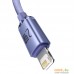 Кабель Baseus Crystal Shine USB Type-A - Lightning (1.2 м, фиолетовый). Фото №3