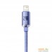 Кабель Baseus Crystal Shine USB Type-A - Lightning (1.2 м, фиолетовый). Фото №4
