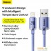 Кабель Baseus Crystal Shine USB Type-A - Lightning (1.2 м, фиолетовый). Фото №29