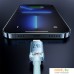 Кабель Baseus Crystal Shine USB Type-A - Lightning (1.2 м, голубой). Фото №1
