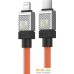 Кабель Baseus CoolPlay Series Fast Charging Cable 20W USB Type-C - Lightning (1 м, оранжевый). Фото №3