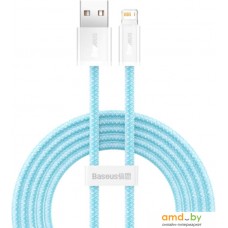 Кабель Baseus Dynamic Series Fast Charging Data Cable USB Type-A - Lightning (2 м, голубой)