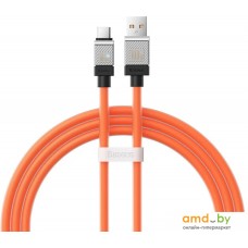 Кабель Baseus CoolPlay Series USB Type-A - USB Type-C (1 м, оранжевый)