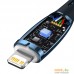 Кабель Baseus Glimmer Series USB Type-C - Lightning (2 м, синий). Фото №7