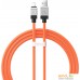 Кабель Baseus CoolPlay Series Fast Charging Data Cable 2.4A USB Type-A - Lightning (1 м, оранжевый). Фото №4