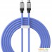 Кабель Baseus CoolPlay Series USB Type-C - Lightning (2 м, голубой). Фото №17