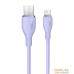 Кабель Baseus Pudding Series Fast Charging Cable 2.4A USB Type-A - Lightning (1.2 м, фиолетовый). Фото №16