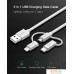 Кабель Ugreen US186-50203 USB Type-A - USB Type-C/Lightning/microUSB (1.5 м, белый). Фото №1