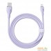 Кабель Baseus Pudding Series Fast Charging Cable 2.4A USB Type-A - Lightning (2 м, фиолетовый). Фото №14