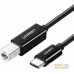 Кабель Ugreen US241 80811 USB Type-B - USB Type-C (1 м, черный). Фото №1