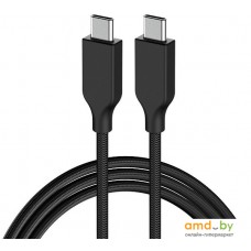 Кабель Genius ACC-C2CC-3A USB Type-C - USB Type-C (1.5 м, черный)