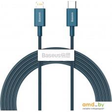 Кабель Baseus Superior USB Type-C - Lightning (2 м, синий)