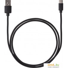 Кабель TDM Electric USB Type-A - USB Type-C SQ1810-0302 (1 м, черный)