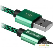 Кабель Defender USB08-03T Pro (зеленый)