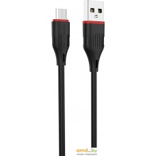 Кабель Borofone BX17 microUSB 1 м (черный)