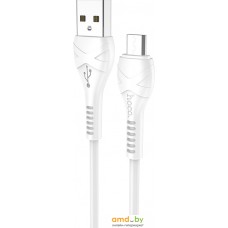 Кабель Hoco X37 microUSB (белый)