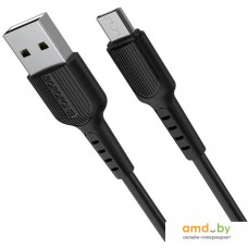 Кабель Borofone BX16 microUSB 1 м (черный)