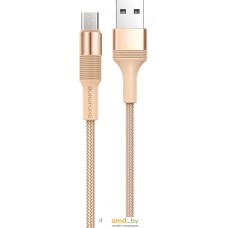 Кабель Borofone BX21 microUSB 1 м (золотистый)