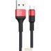 Кабель Hoco X26 USB Type-C (черный/красный). Фото №1