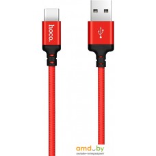 Кабель Hoco X14 USB Type-C (1 м, красный)