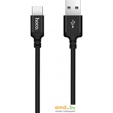 Кабель Hoco X14 USB Type-C (2 м, черный)