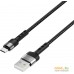 Кабель Borofone BX34 Advantage USB - Micro-USB (черный). Фото №1