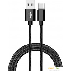 Кабель Atom USB Type-C 3.1 - USB Type-A 3.0 (1 м, черный)