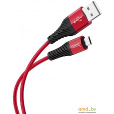 Кабель Hoco X38 microUSB 1 м (красный)