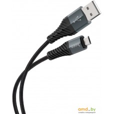 Кабель Hoco X38 microUSB 1 м (черный)