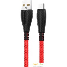 Кабель Borofone BX38 microUSB 1 м (красный)