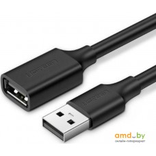 Удлинитель Ugreen US103 USB Type-A - USB Type-A (5 м, черный)