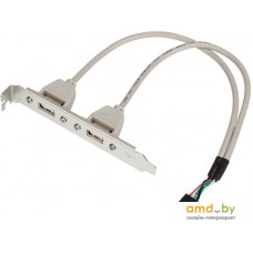 Планка ATcom USB Type-A x2 - 9-pin AT5257