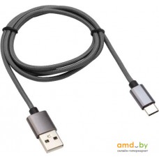 Кабель Rexant 18-1896 USB Type-A - USB Type-C (1 м, серый)