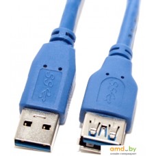 Кабель 5bites USB Type-A - USB Type-A UC3011-005F (0.5 м, синий)