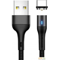 Кабель Usams U32 USB Type-A - USB Type-C SJ353USB01 (1 м, черный)