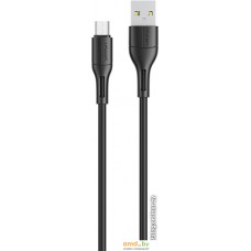 Кабель Usams U68 USB Type-A - microUSB SJ502USB01 (1 м, черный)