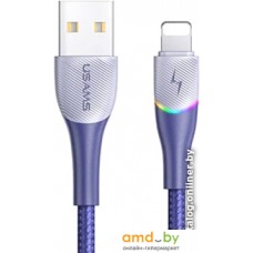 Кабель Usams U77 USB Type-A - Lightning SJ541USB02 (1.2, синий)