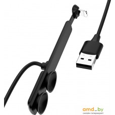 Кабель Hoco U51 USB Type-A - Lightning (1.2 м, черный)