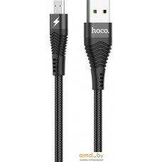 Кабель Hoco U53 4A Flash USB Type-A - MicroUSB (1.2 м, черный)