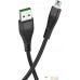 Кабель Hoco U53 4A Flash USB Type-A - MicroUSB (1.2 м, черный). Фото №2